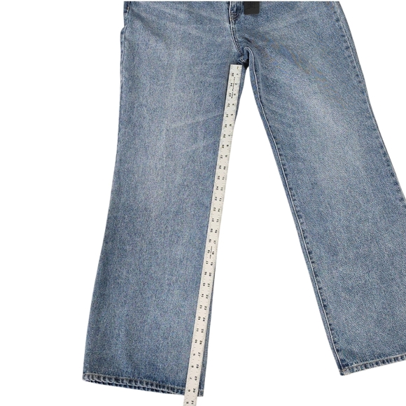 NWT Ed Hardy Women's 32 Baggy Jeans Y2K Painted Tattoo Heart Koi Graphic Denim - Picture 8 of 12